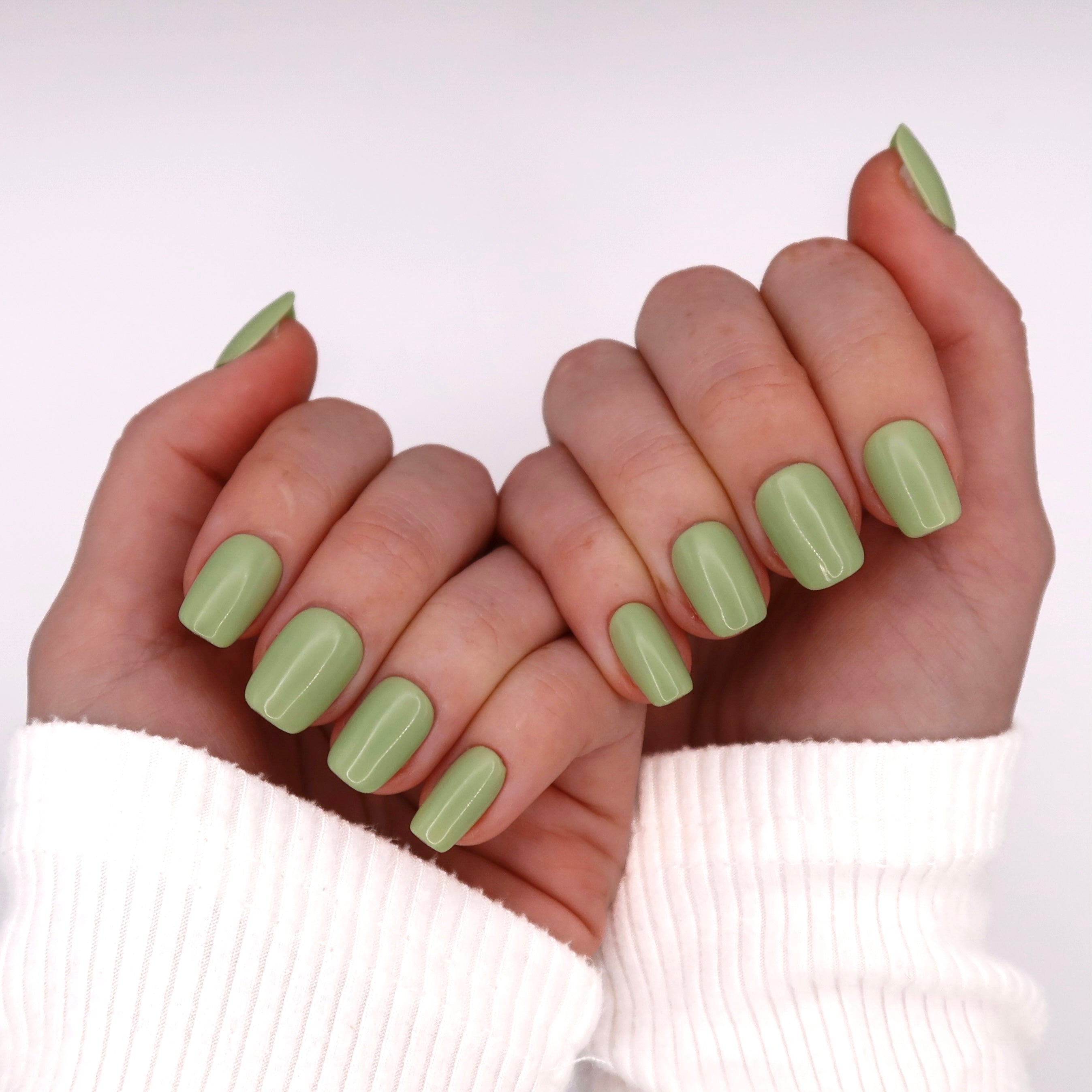 Pistachio Perfection | Handmade Press On Nails
