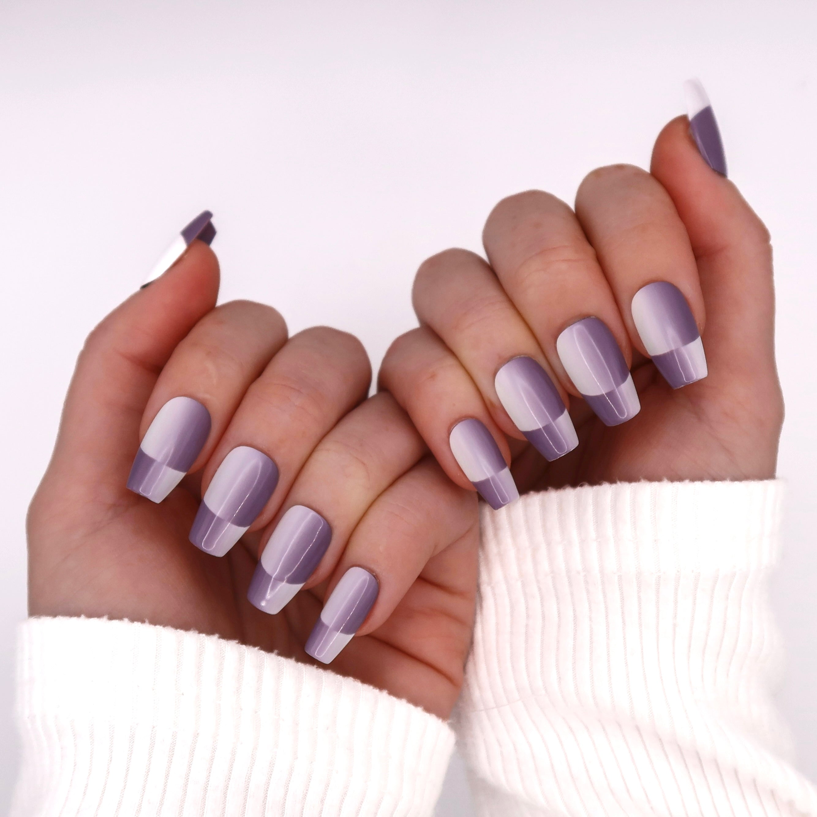 Purple Rain | Handmade Press On Nails