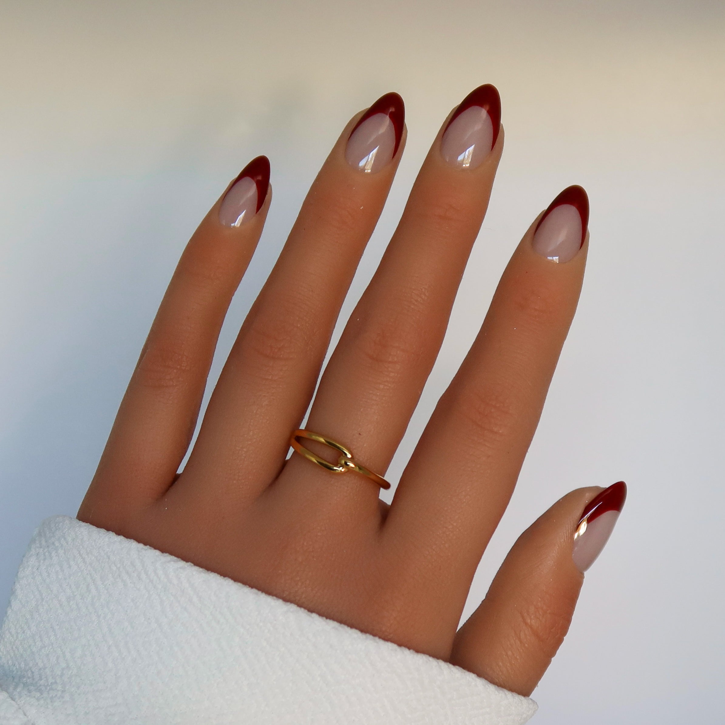 Red Velvet Tips | Handmade Press On Nails