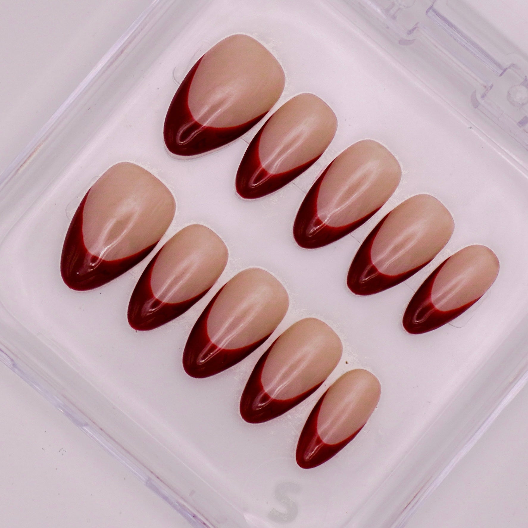 Red Velvet Tips | Handmade Press On Nails