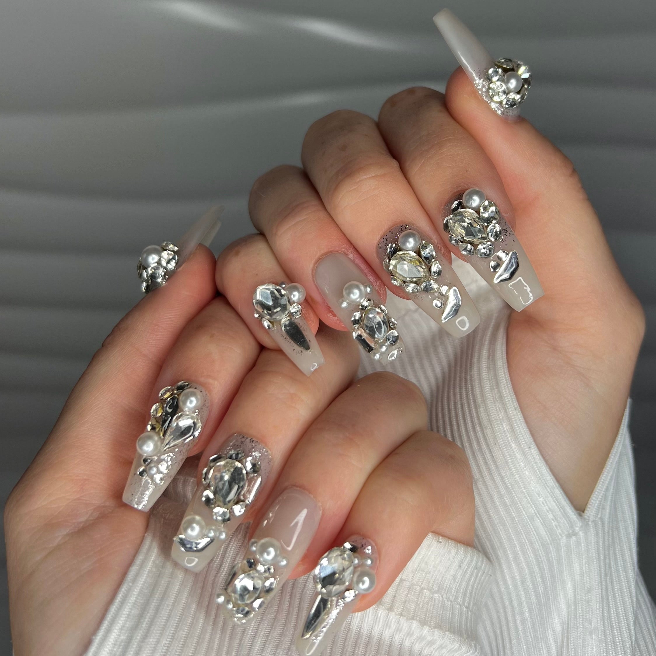 Diamond Dreams | Handmade Press On Nails