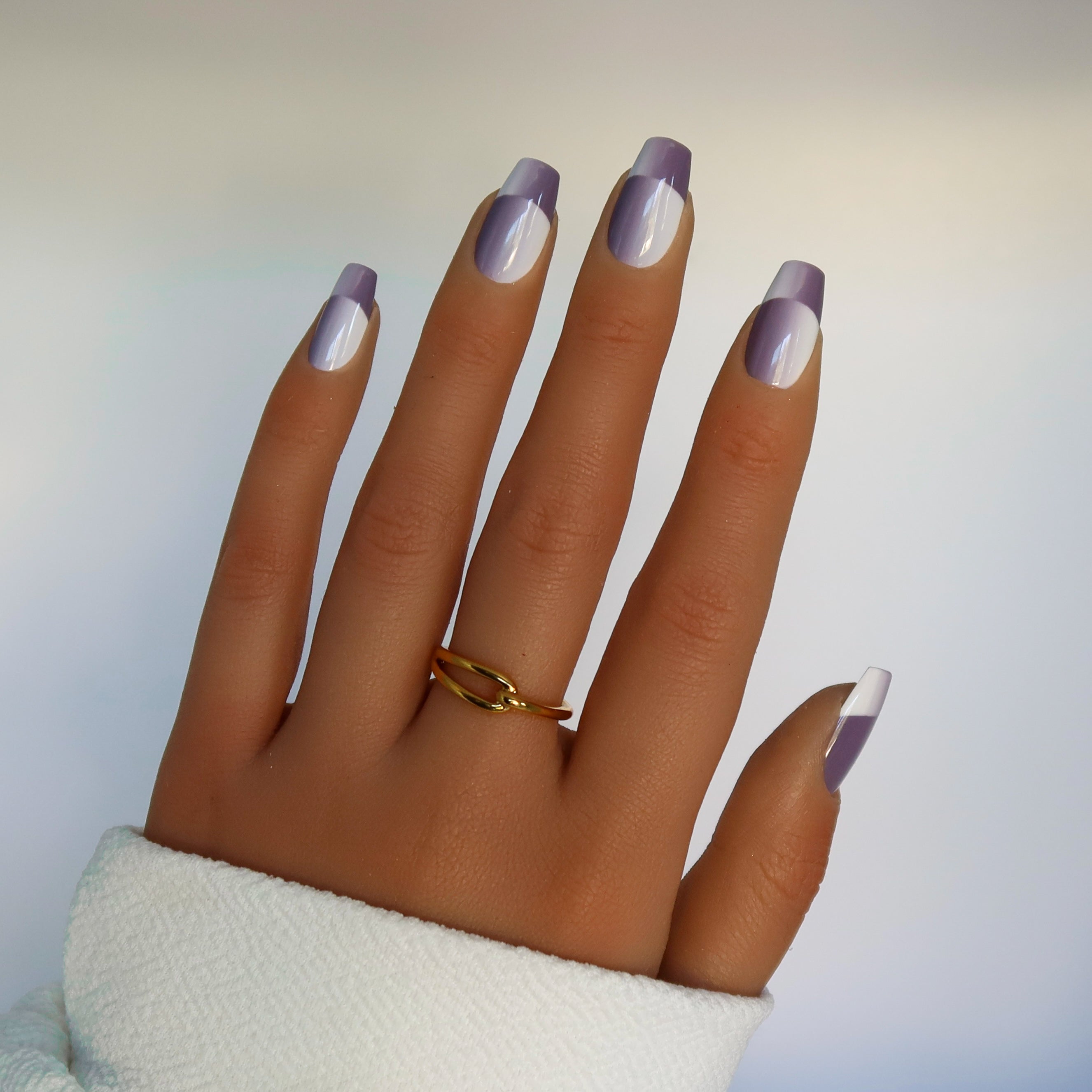 Purple Rain | Handmade Press On Nails