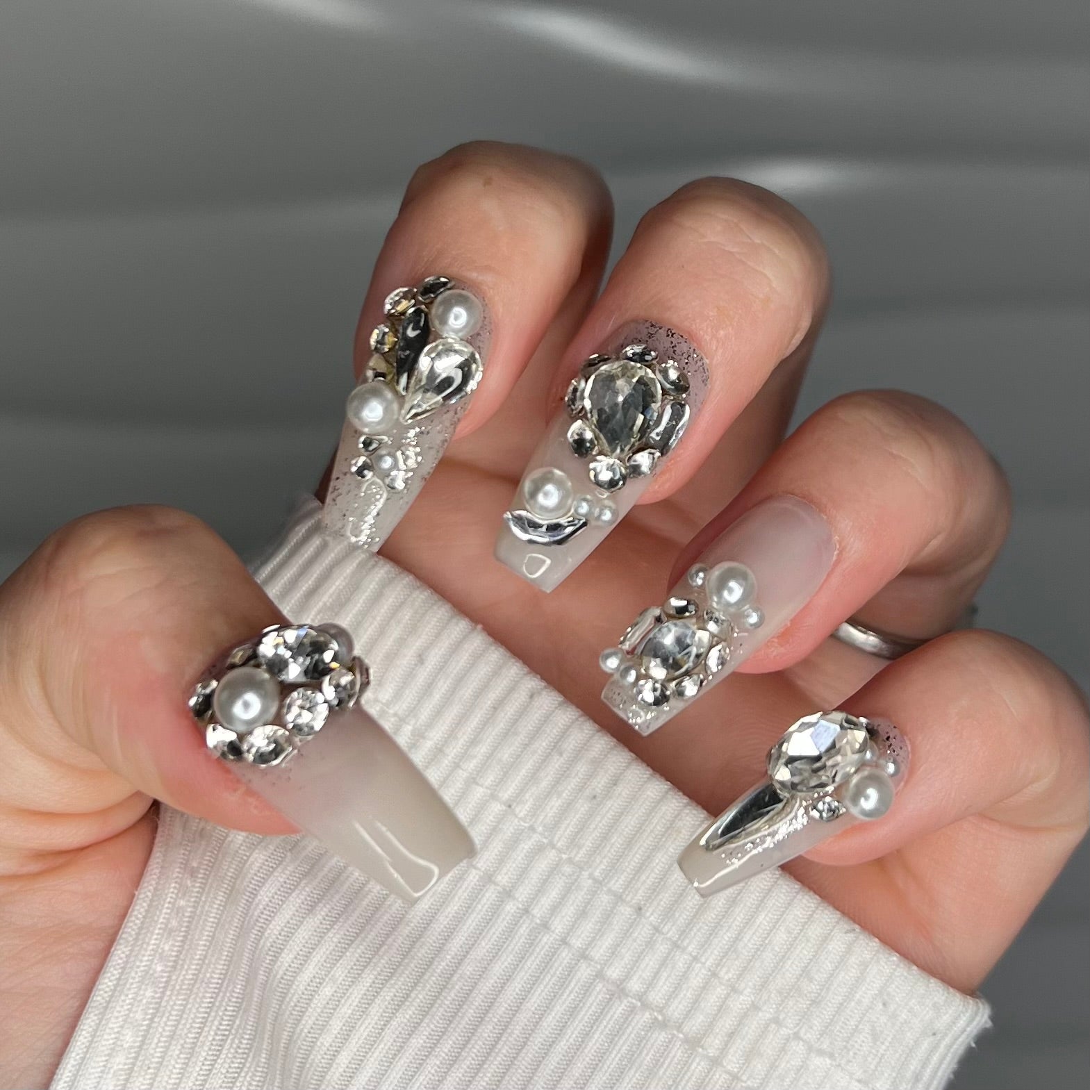 Diamond Dreams | Handmade Press On Nails