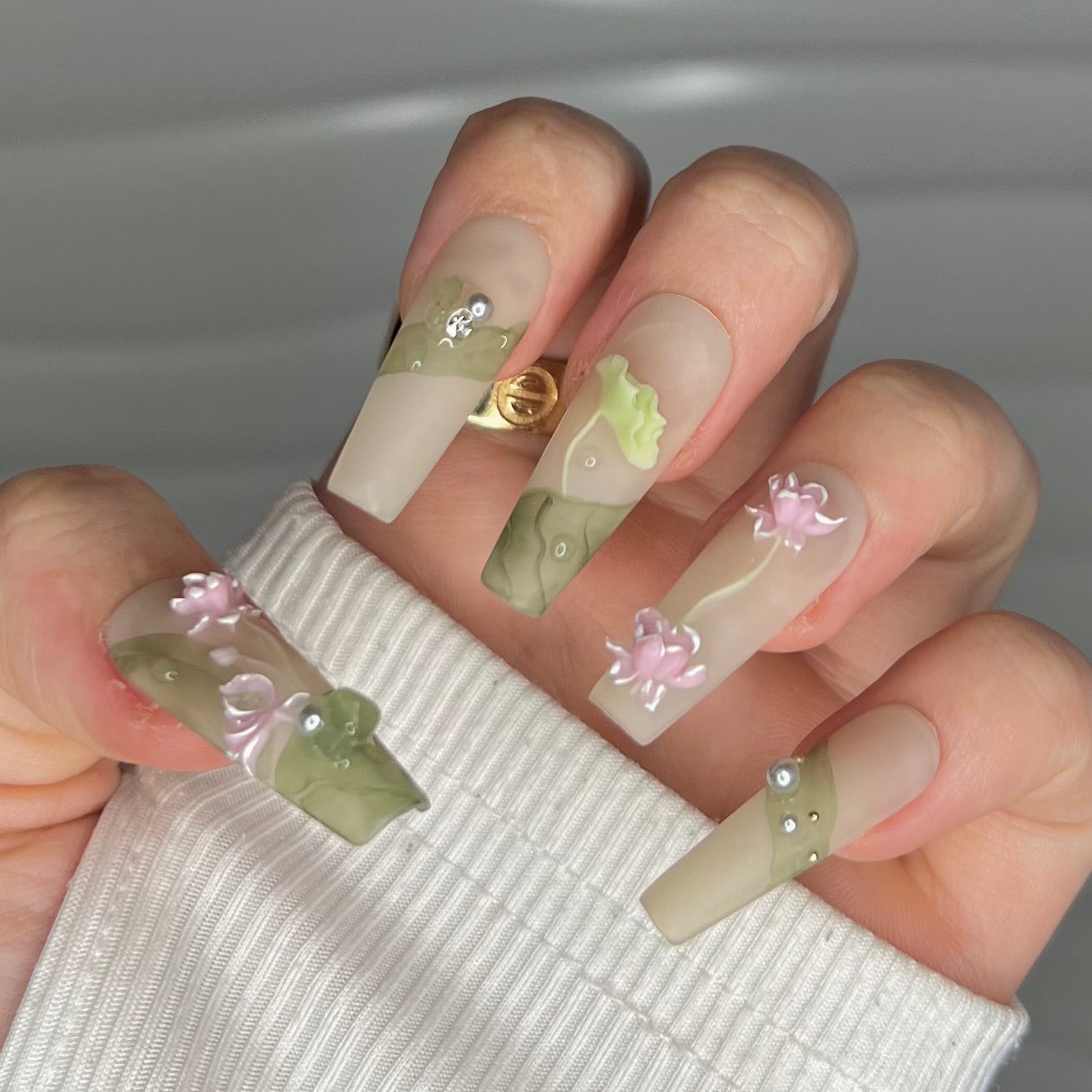 Enchanted Garden Gala | Handmade Press On Nails