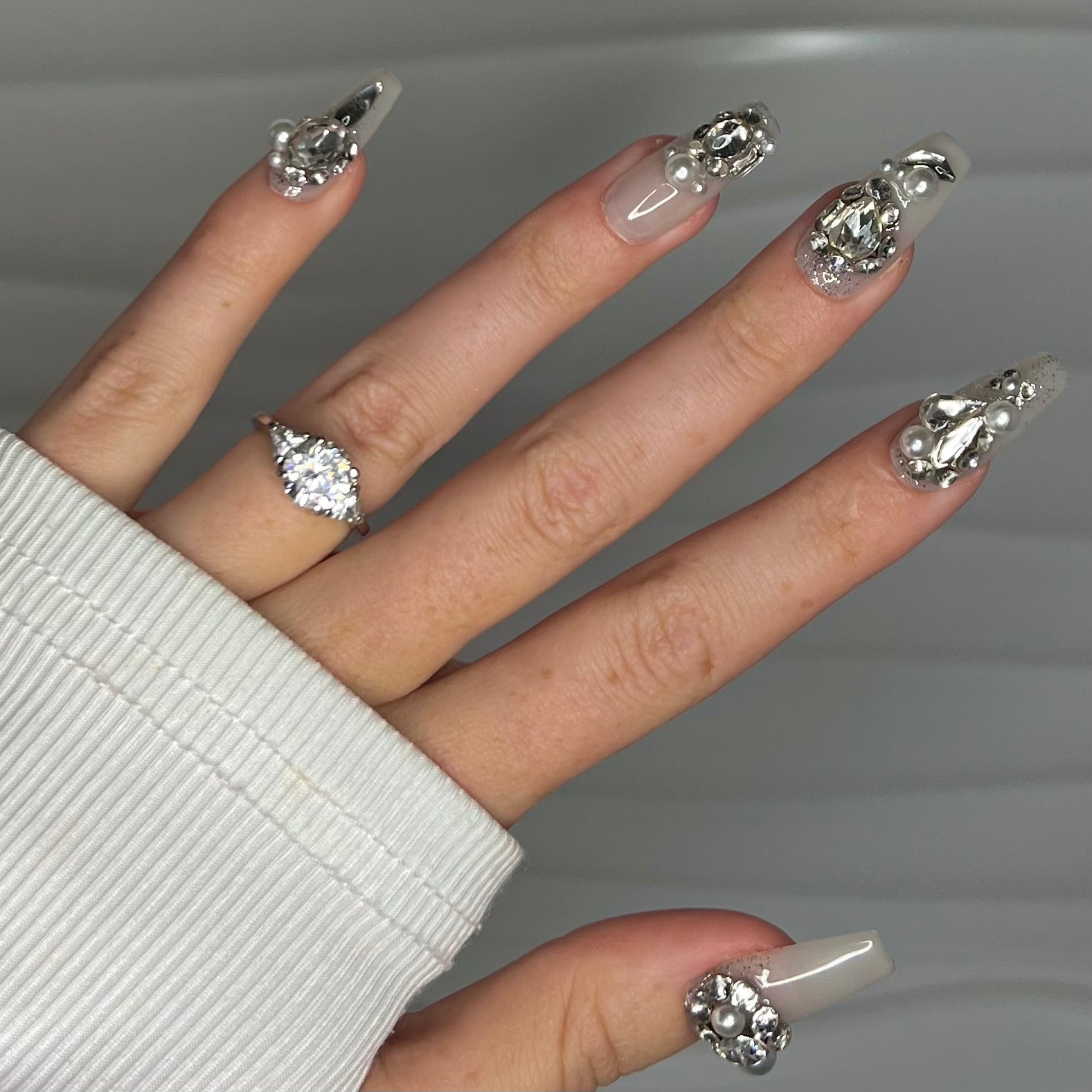 Diamond Dreams | Handmade Press On Nails