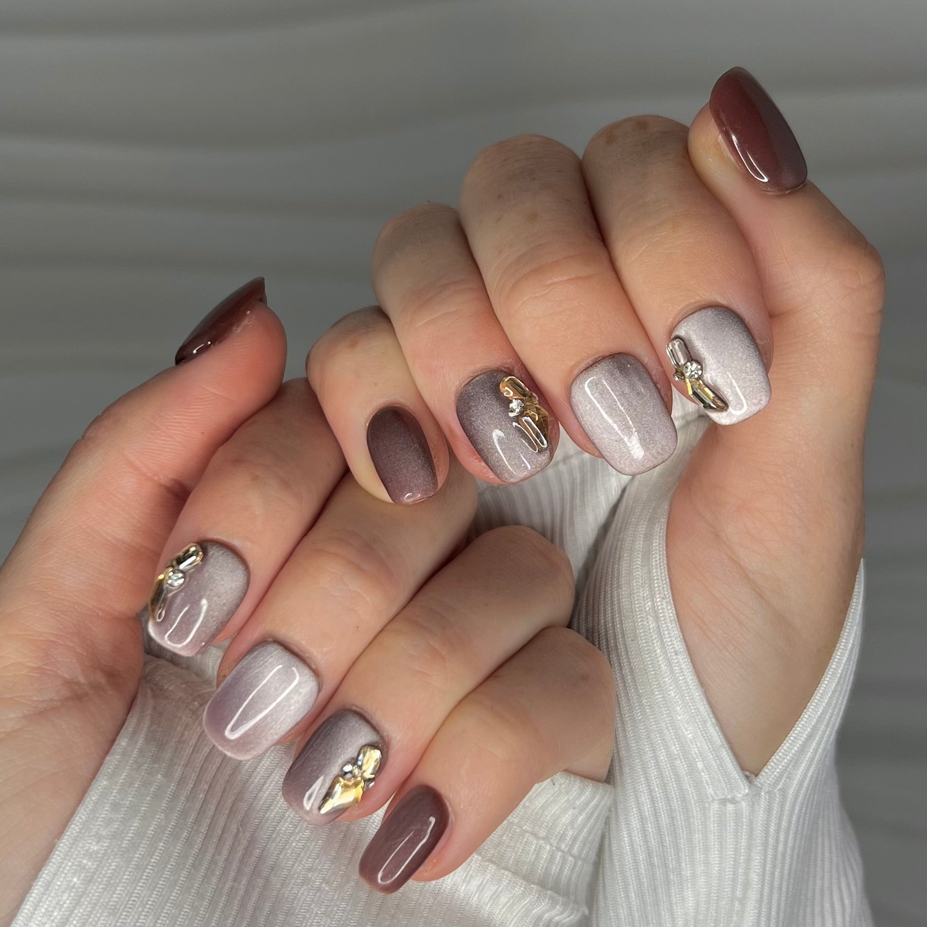 Heavenly Luster | Handmade Press On Nails